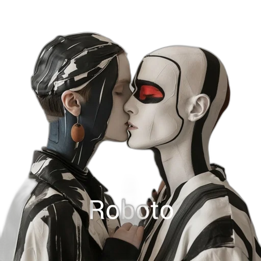 robot, mask, face, cyberpunk transparent PNG cut-out