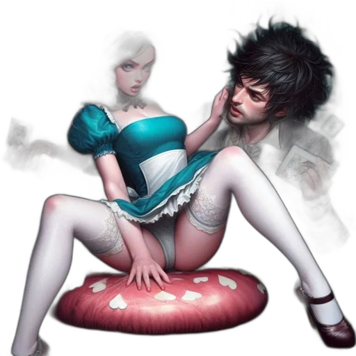 concept art, fantasy art, comic book art, photorealistic transparent PNG cut-out