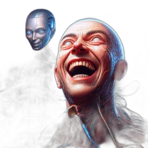 face, mask, concept art, photorealistic transparent PNG cut-out