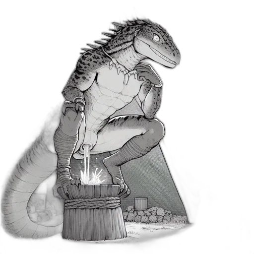 dragon, creature, animal, concept art transparent PNG cut-out