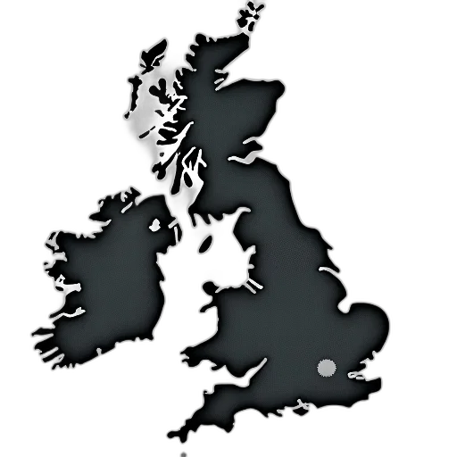 detailed, map, united, kingdom transparent PNG cut-out