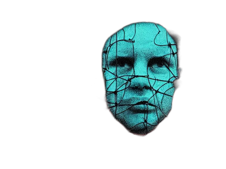 mask, face, jacket, creature transparent PNG cut-out