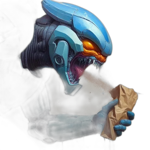 mask, robot, face, weapon transparent PNG cut-out