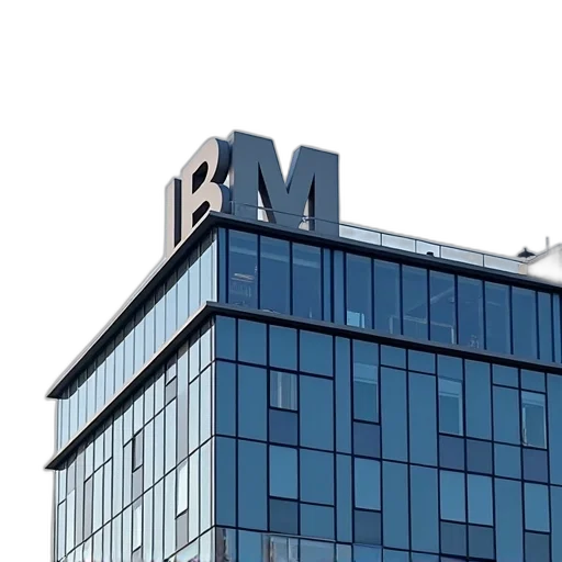 building, 3d render, blue, monochrome transparent PNG cut-out