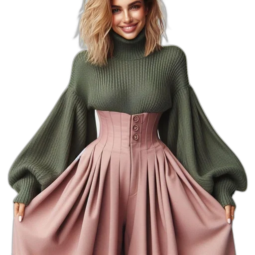 dress, jacket, 3d render, photorealistic transparent PNG cut-out