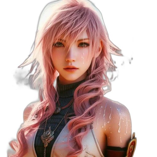 face, dragon, dress, fantasy art transparent PNG cut-out