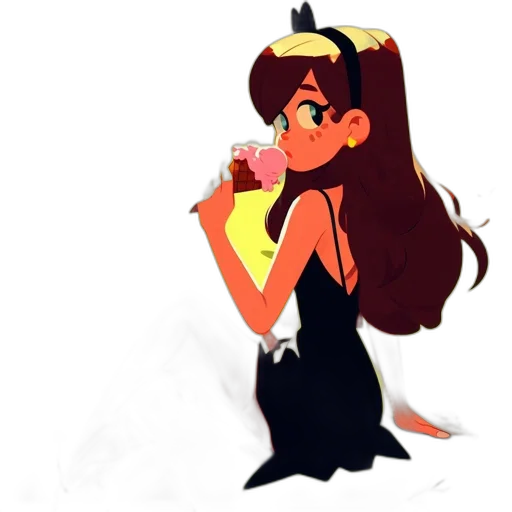 dress, crown, staff, food transparent PNG cut-out