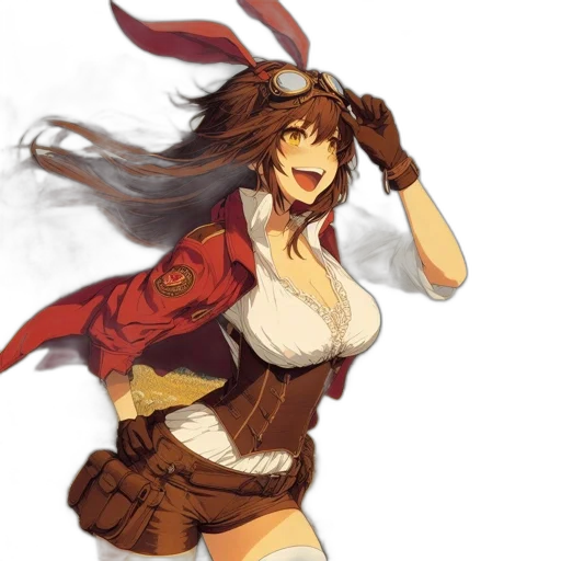 dress, weapon, anime, concept art transparent PNG cut-out