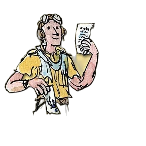 staff, cartoon, comic book art, concept art transparent PNG cut-out
