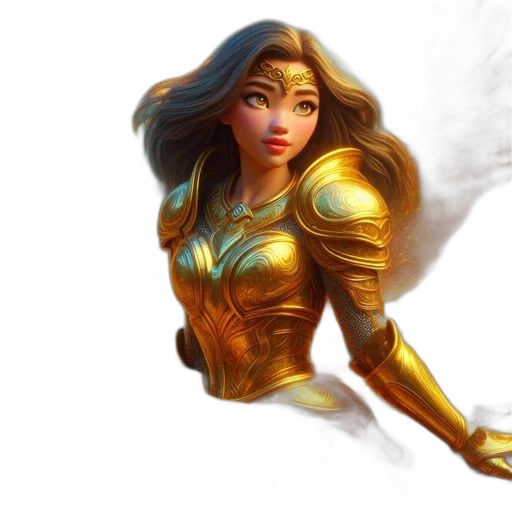 fantasy art, concept art, comic book art, 3d render transparent PNG cut-out