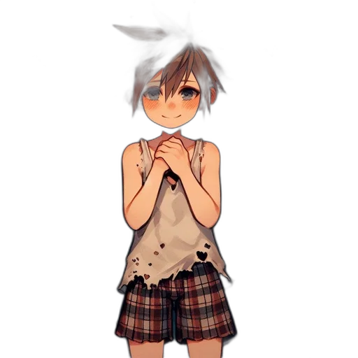 dress, pixel art, anime, concept art transparent PNG cut-out