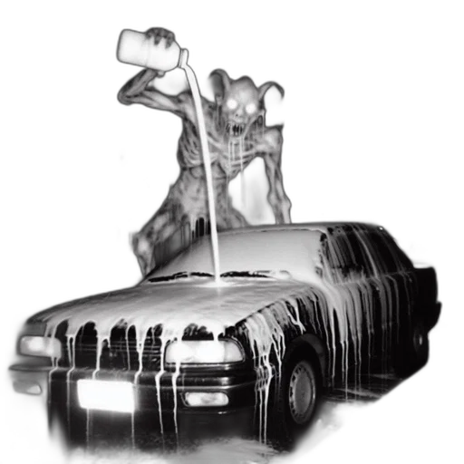car, bottle, animal, concept art transparent PNG cut-out