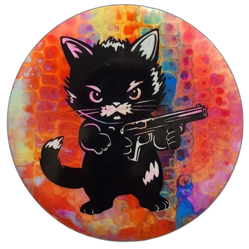 weapon, concept art, pixel art, vaporwave transparent PNG cut-out