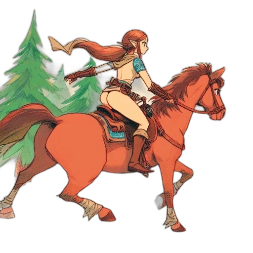 concept art, fantasy art, pixel art, anime transparent PNG cut-out