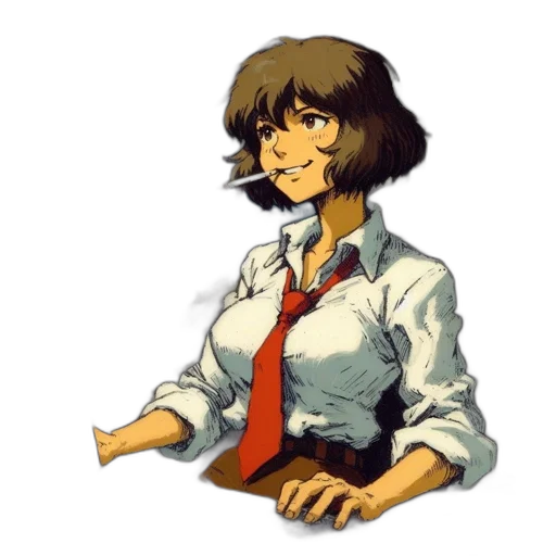 staff, face, jacket, robot transparent PNG cut-out