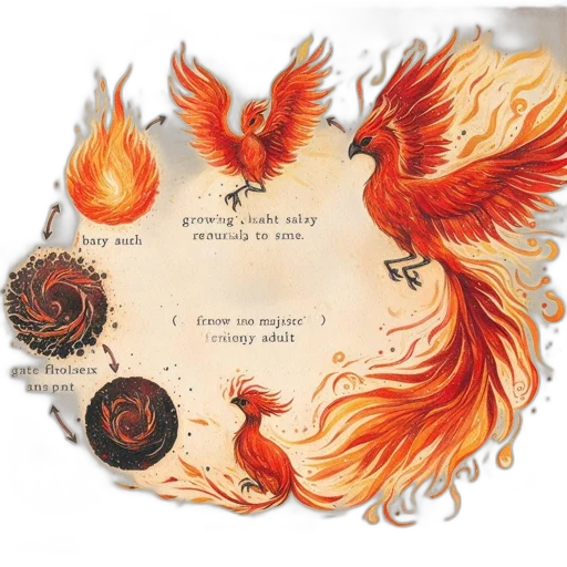 dragon, concept art, fantasy art, fire transparent PNG cut-out