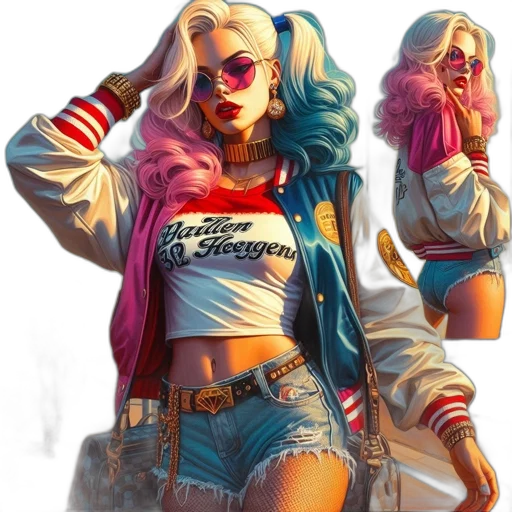 jacket, comic book art, concept art, cyberpunk transparent PNG cut-out