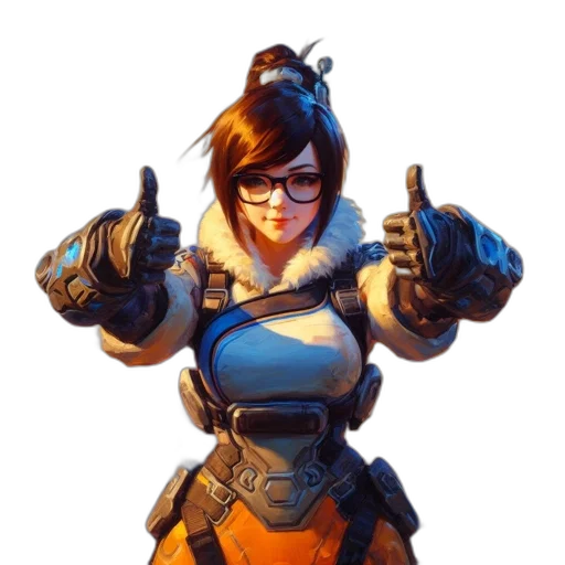 weapon, robot, staff, jacket transparent PNG cut-out