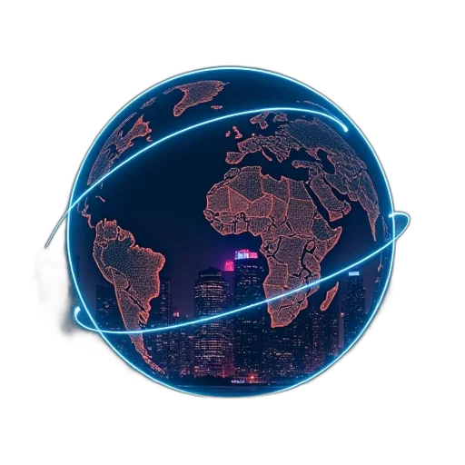 staff, hat, umbrella, vaporwave transparent PNG cut-out