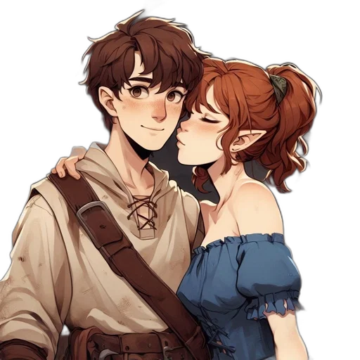 watercolor, fantasy art, pixel art, anime transparent PNG cut-out