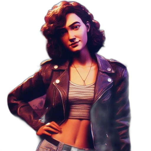 jacket, concept art, photorealistic, pixel art transparent PNG cut-out