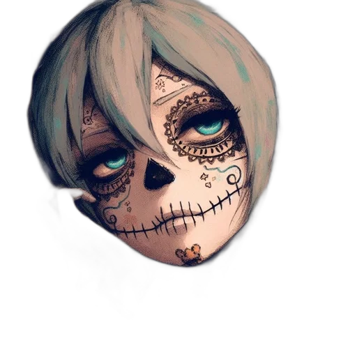 mask, face, jewelry, creature transparent PNG cut-out