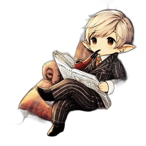 staff, fantasy art, watercolor, pixel art transparent PNG cut-out