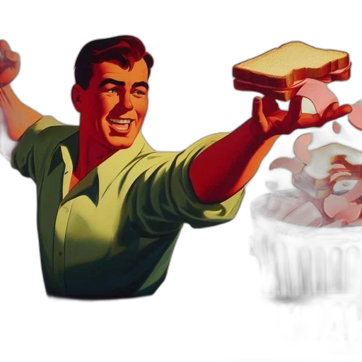 food, concept art, 3d render, photorealistic transparent PNG cut-out