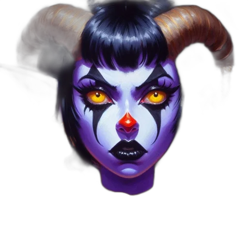 mask, face, creature, fantasy art transparent PNG cut-out