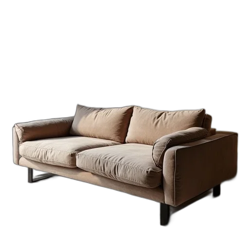 furniture, 3d render, photorealistic, earth tones transparent PNG cut-out