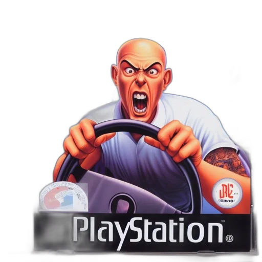 car, concept art, pixel art, playstation transparent PNG cut-out