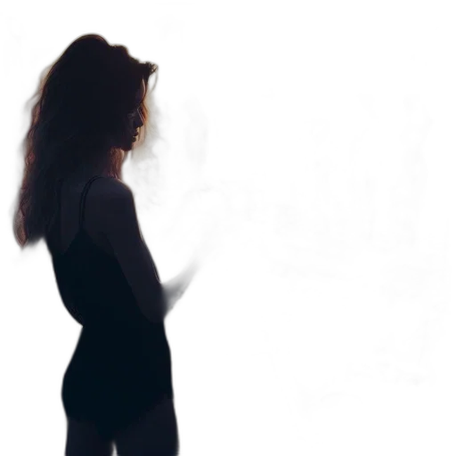 dress, staff, hair, face transparent PNG cut-out