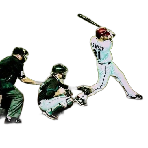 concept art, pixel art, baseball, player transparent PNG cut-out