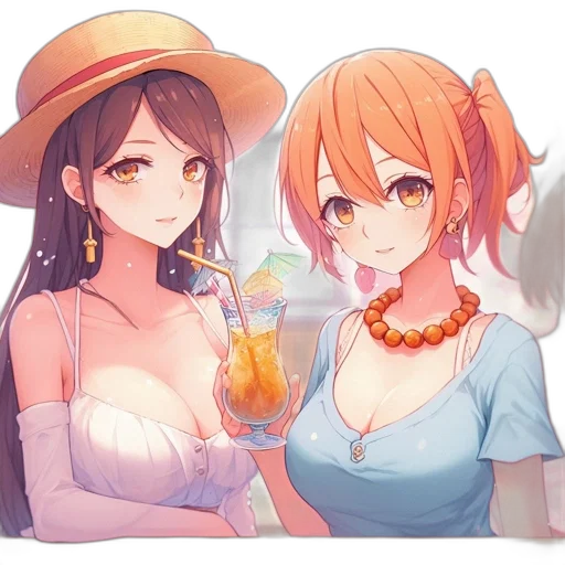 hat, staff, food, dress transparent PNG cut-out