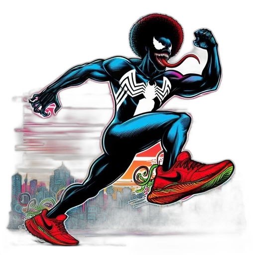 comic book art, concept art, cartoon, 3d render transparent PNG cut-out