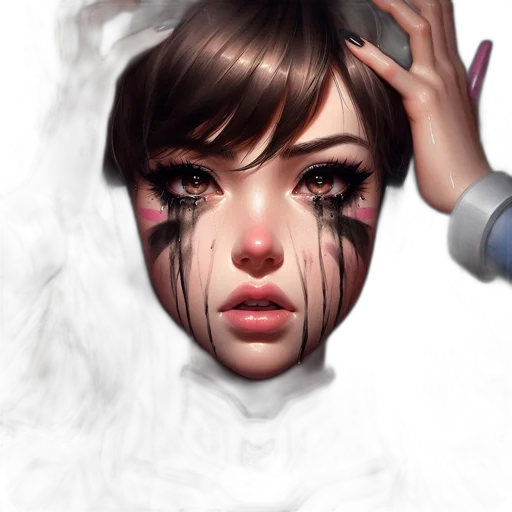 face, mask, robot, photorealistic transparent PNG cut-out