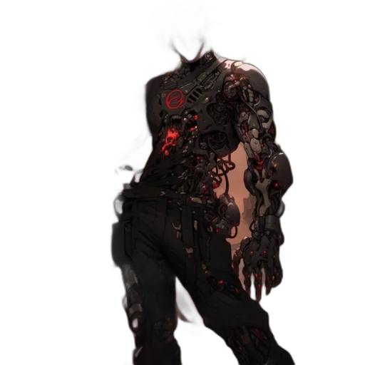 mask, creature, robot, jacket transparent PNG cut-out