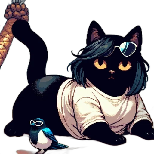 staff, concept art, comic book art, pixel art transparent PNG cut-out