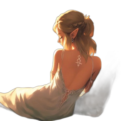 dress, jewelry, crown, watercolor transparent PNG cut-out