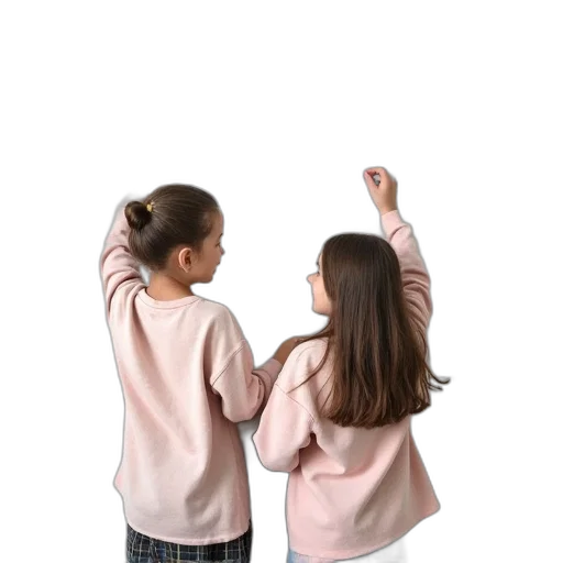 jacket, staff, 3d render, two transparent PNG cut-out