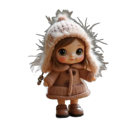 hat, jacket, 3d render, photorealistic transparent PNG cut-out