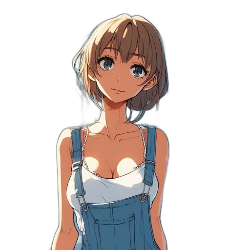dress, staff, face, flower transparent PNG cut-out