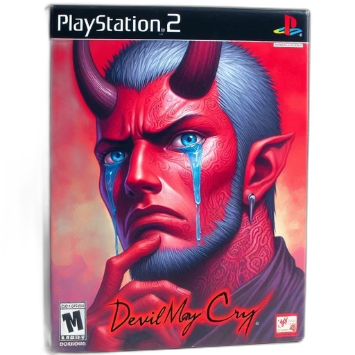 concept art, red, m-rated, devil transparent PNG cut-out
