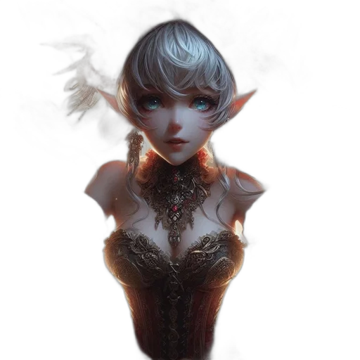face, mask, dress, crown transparent PNG cut-out