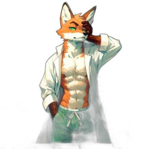 staff, jacket, mask, animal transparent PNG cut-out