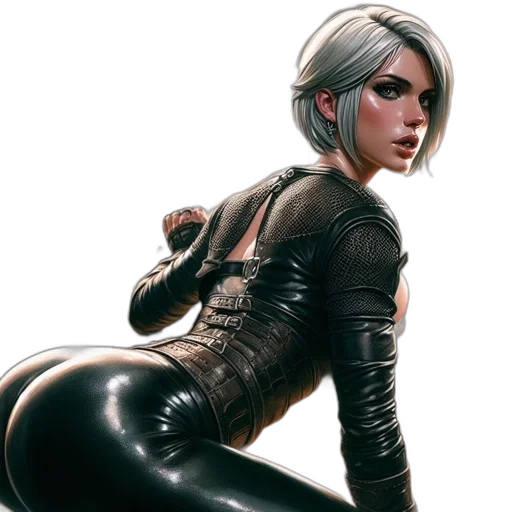 jacket, weapon, concept art, comic book art transparent PNG cut-out