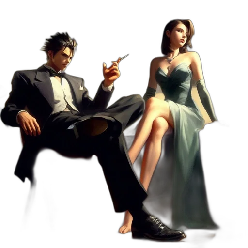 dress, concept art, photorealistic, fantasy art transparent PNG cut-out