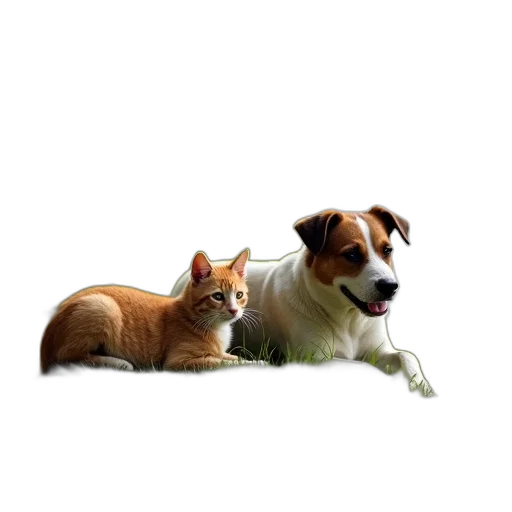 animal, staff, photorealistic, 3d render transparent PNG cut-out