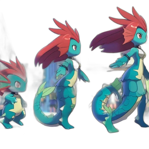 dragon, creature, concept art, 3d render transparent PNG cut-out