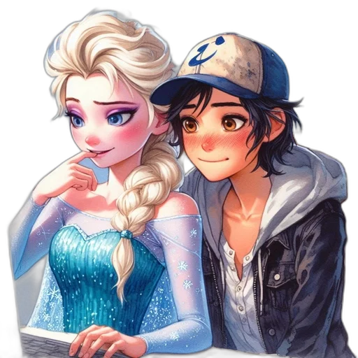 pixel art, fantasy art, anime, watercolor transparent PNG cut-out